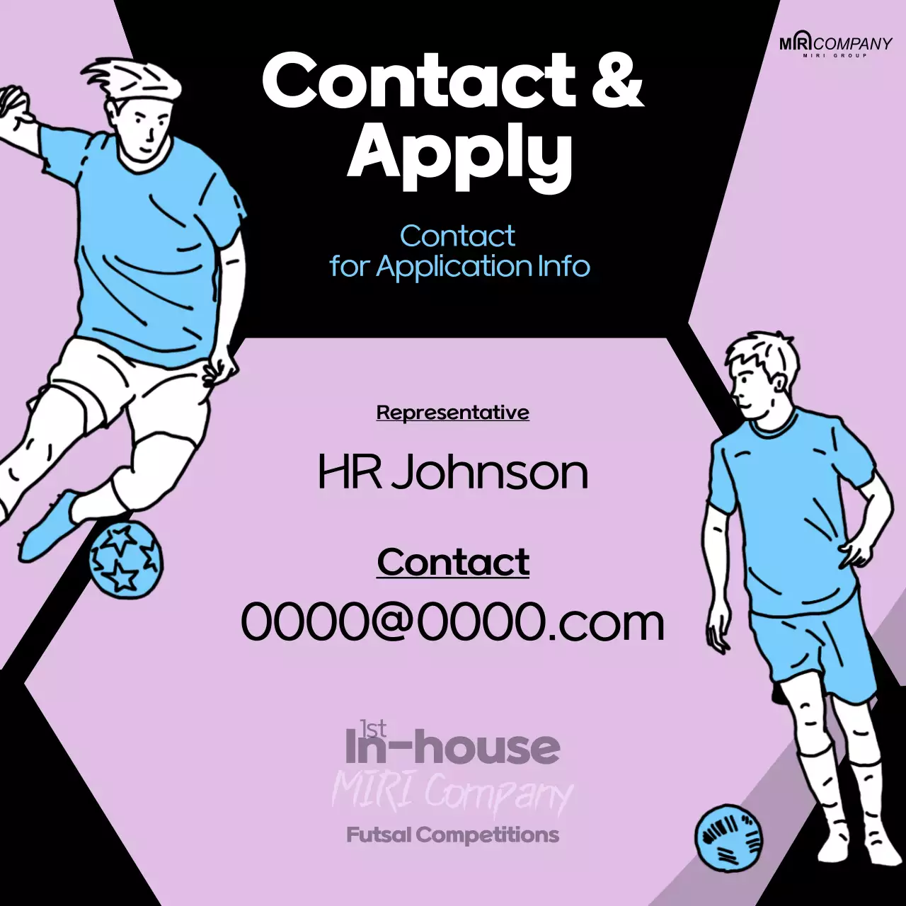 Carrossel de promoção de futsal moderno azul no Instagram