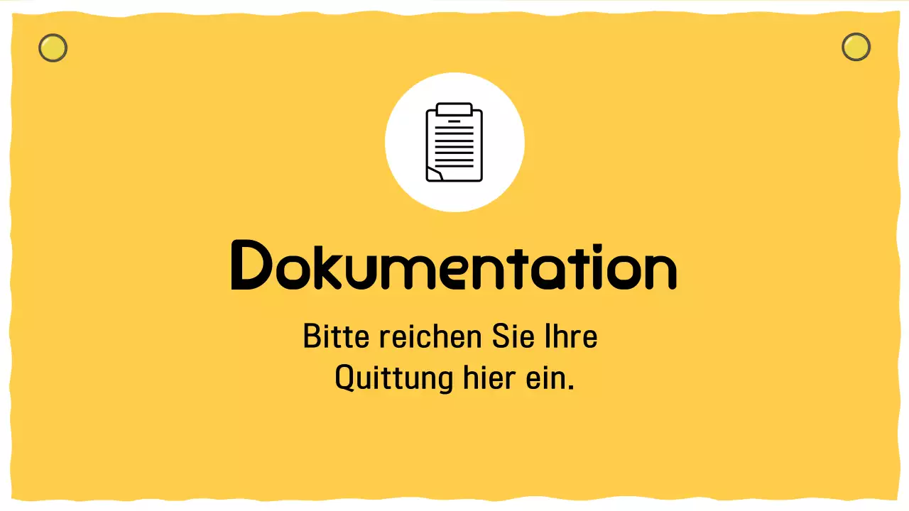 Gelbe kitschige Offline-Ankündigungen