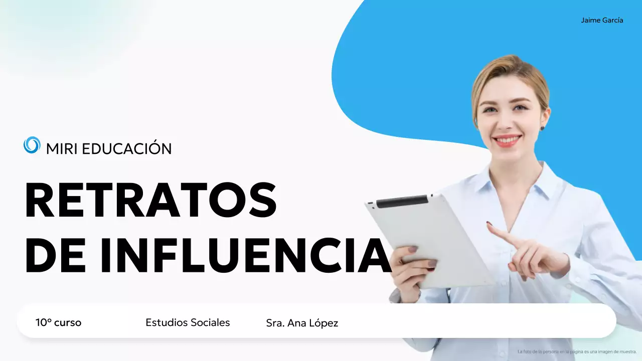 azul educación moderna biografía conferencia