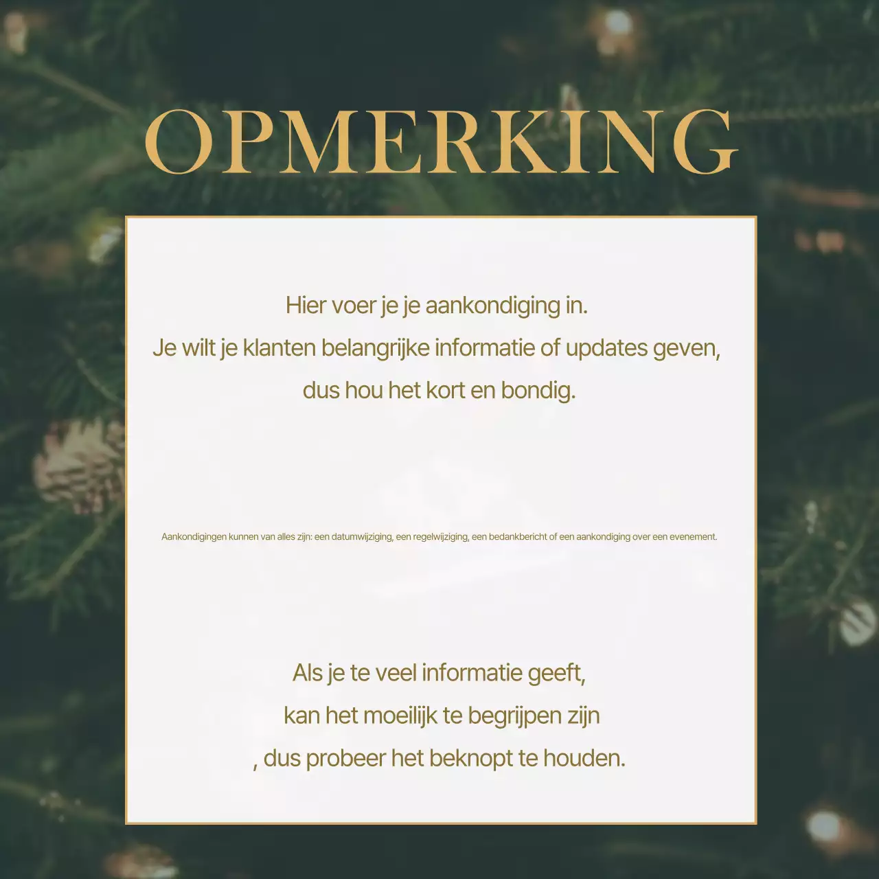 Een klassieke rode kerstverkoopadvertentie op sociale media