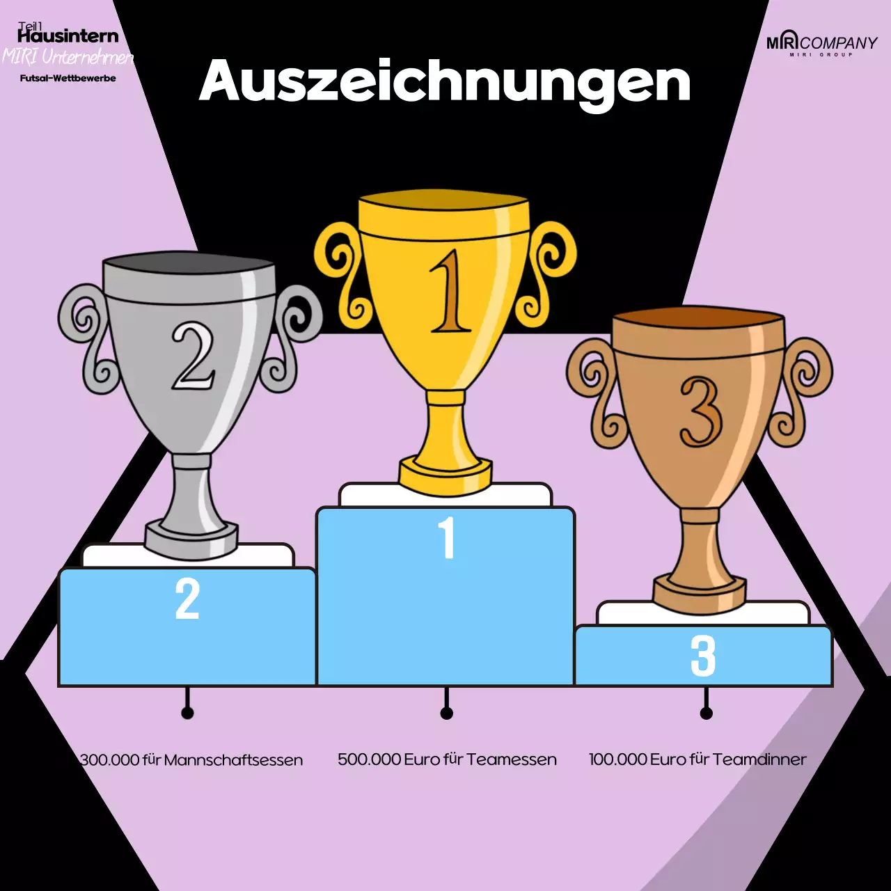 Mauve Retro-Fußball-Event