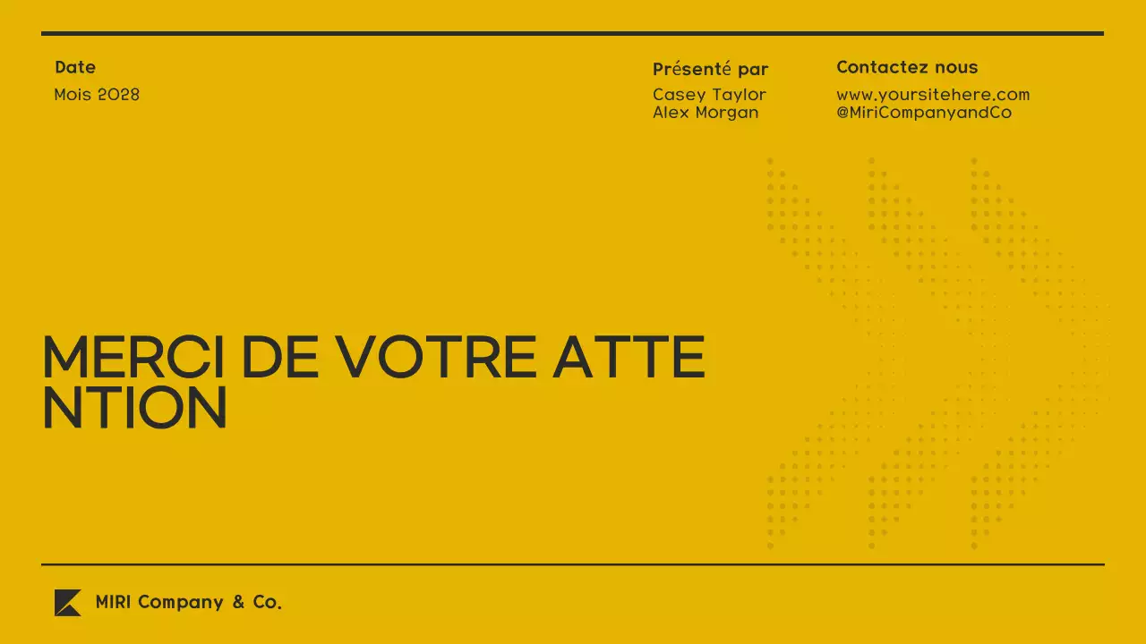 plan d'affaires moderne jaune