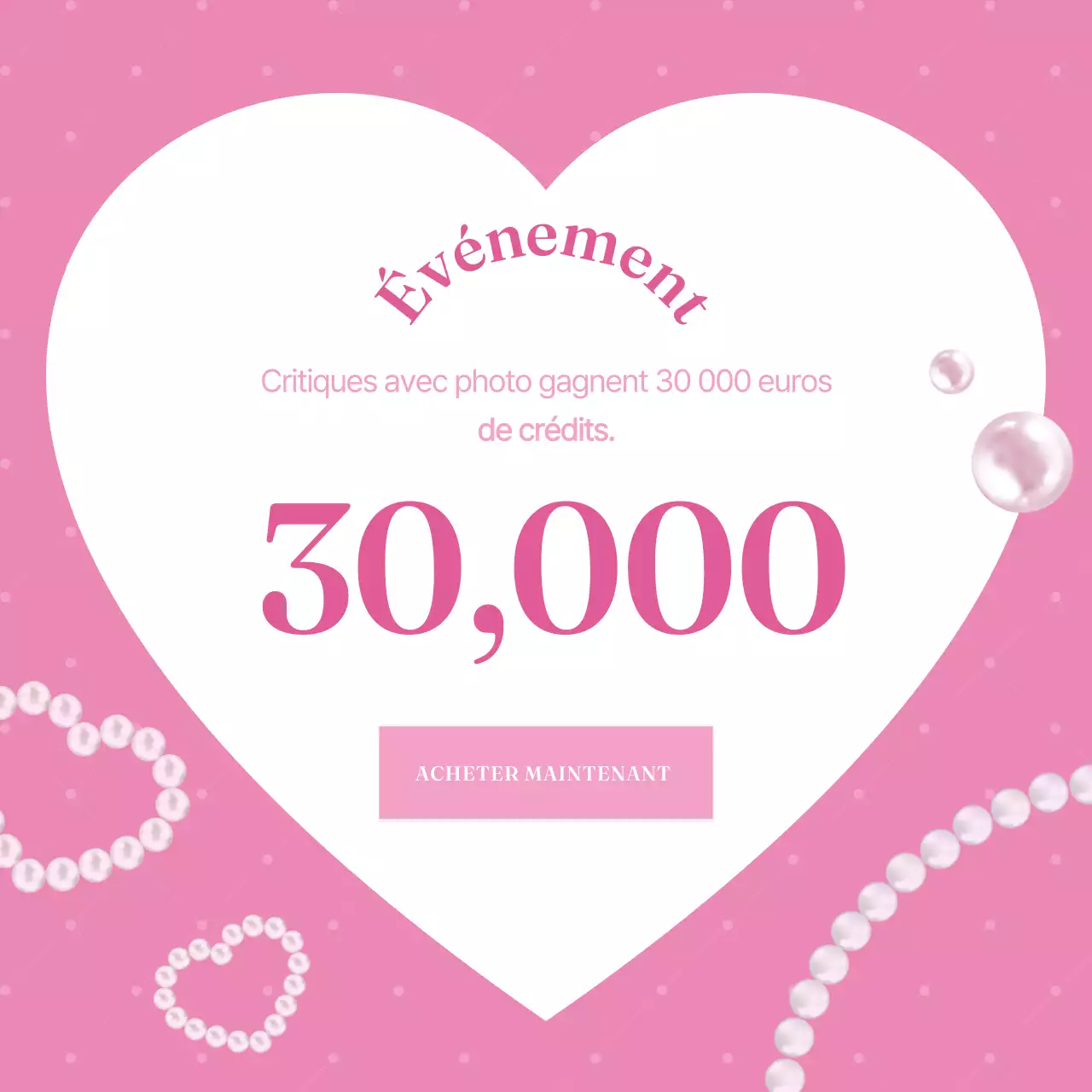 Une publicité de marque rose et adorable