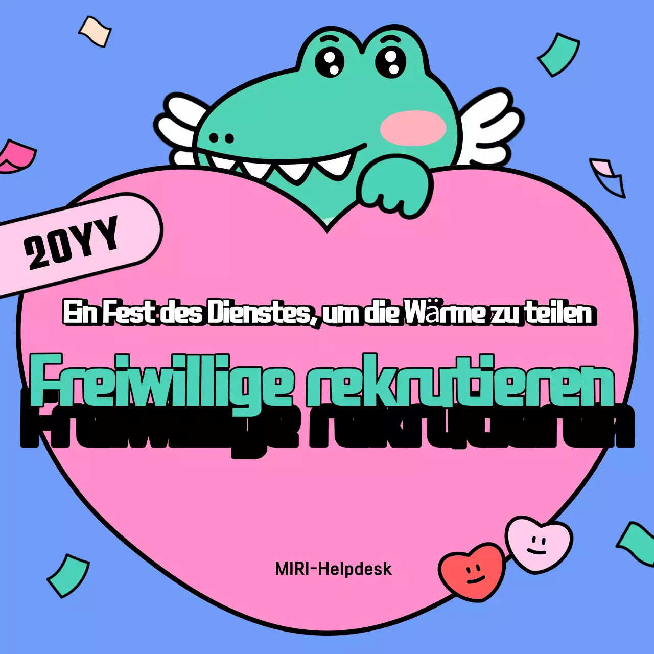 Freiwilligeneinsätze in den rosa Ferien