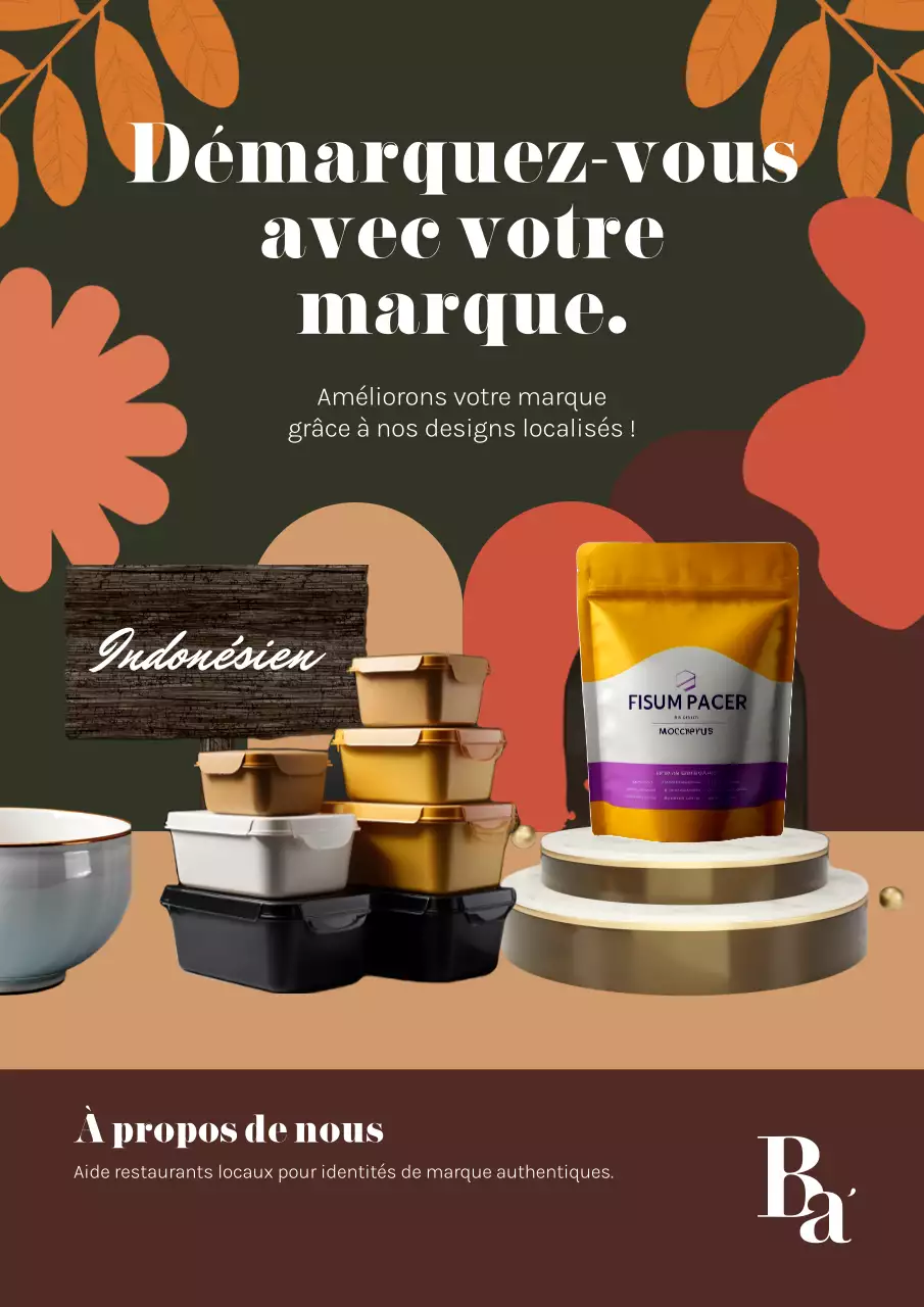 Orange Modern Branding Advertisement