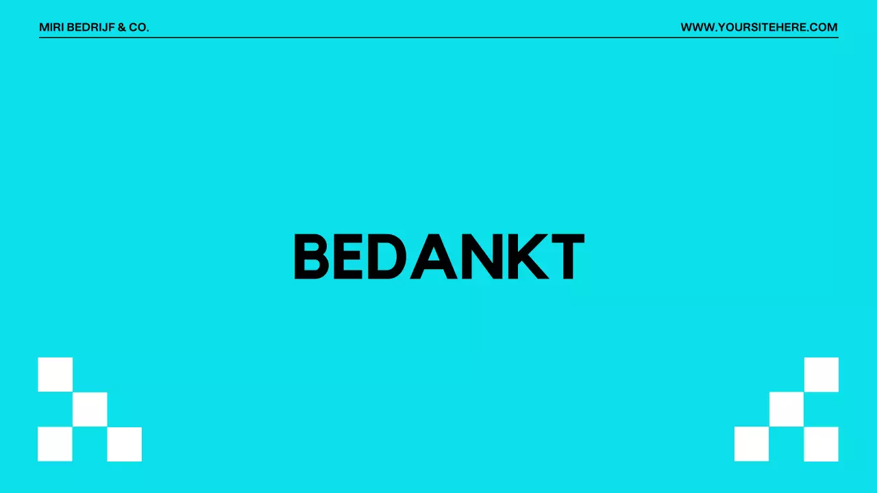 Presentatie Modern Projectvoorstel Oranje Zwart