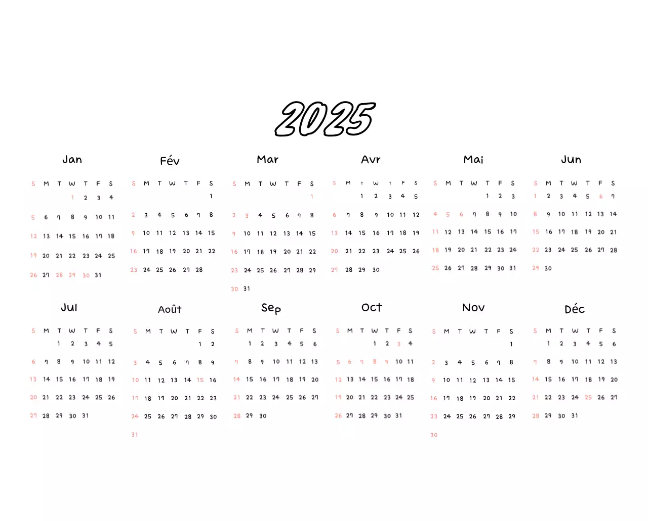 Calendrier photo jaune mignon