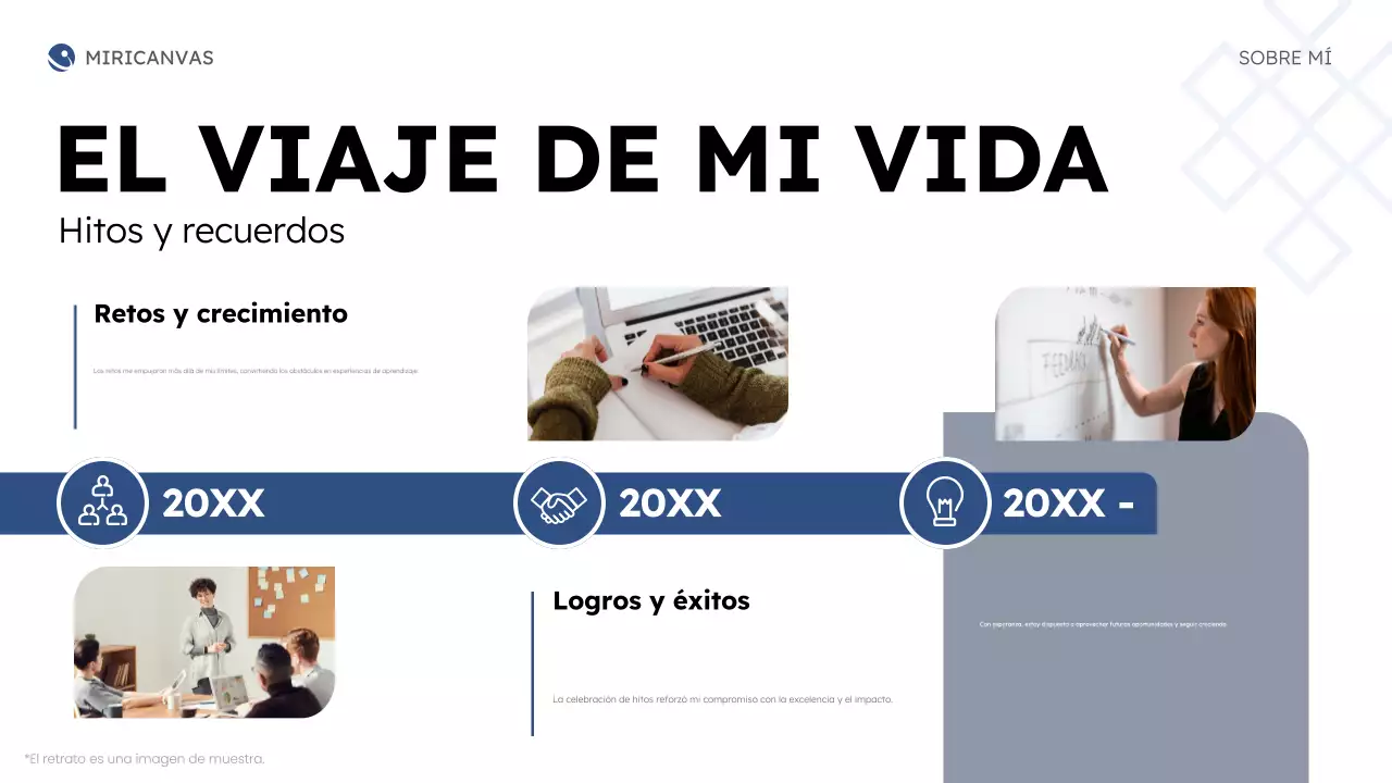 blue modern about me business