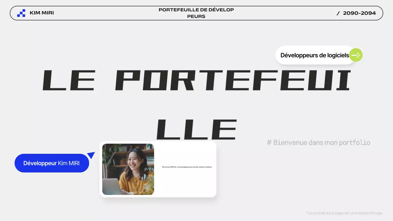 Présentation du portefeuille moderne Grey