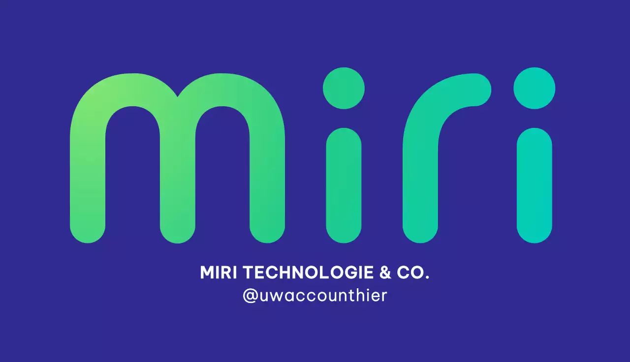 groenblauw modern visitekaartje