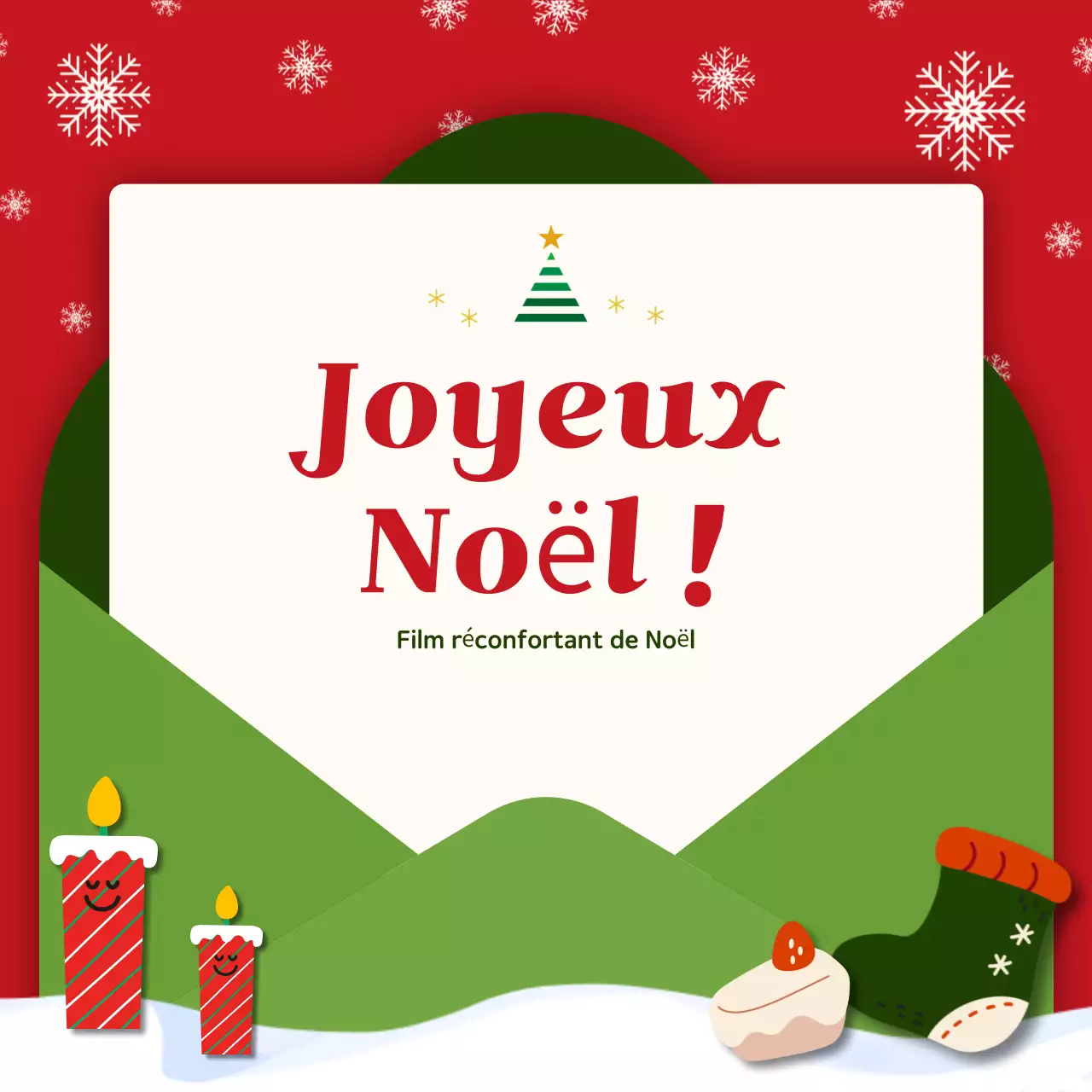 Publicité pour les recommandations du film rouge