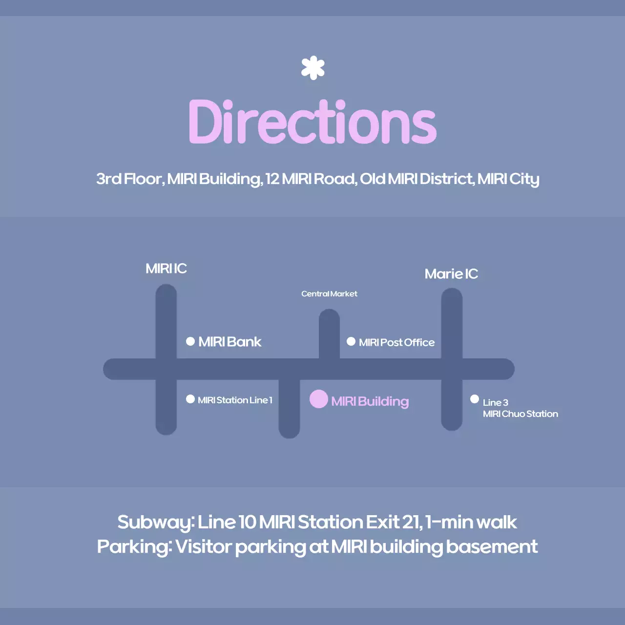 Blue Modern Happiness Event Instagram Carousel