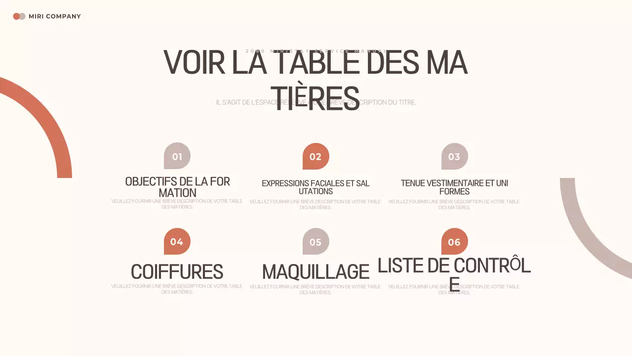 Manuel du guide Beige Neat