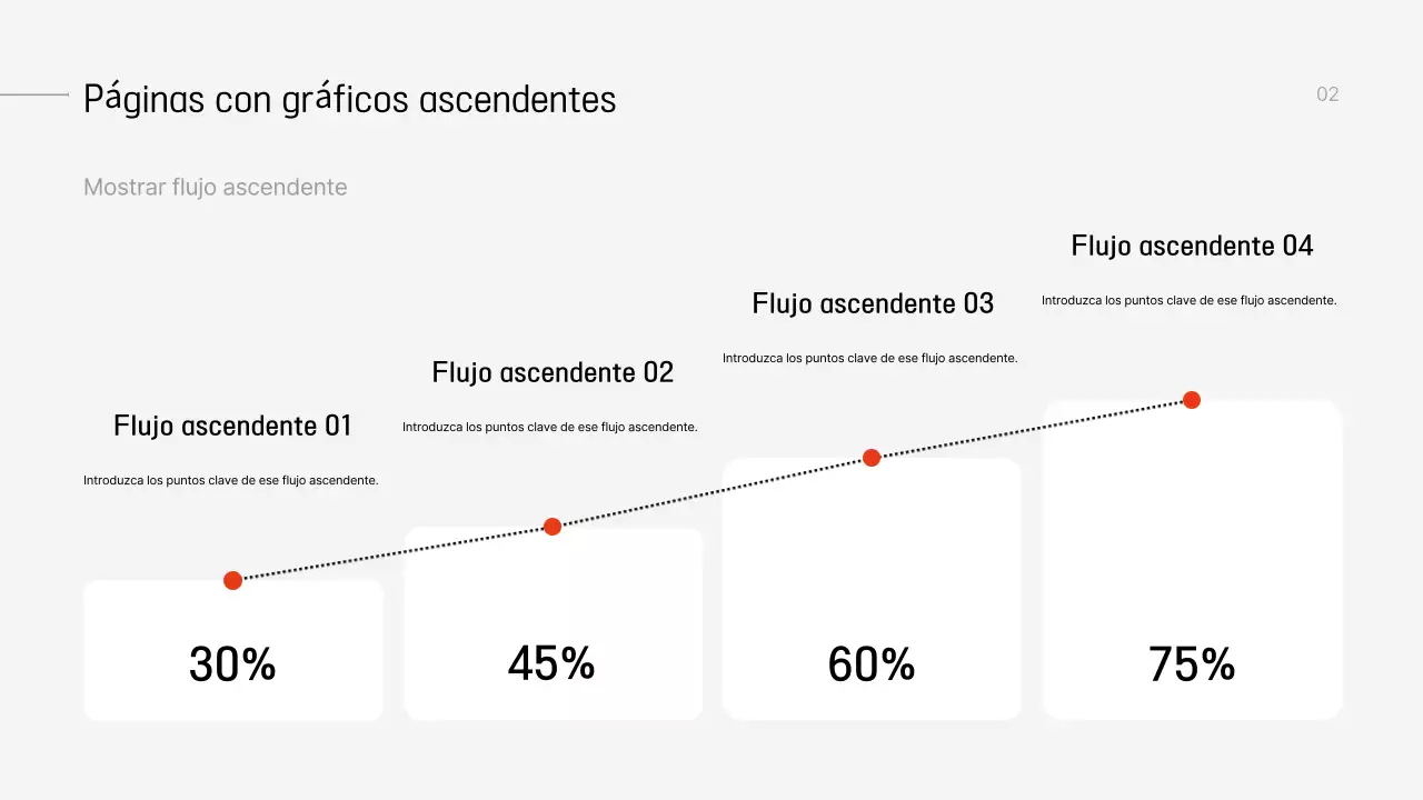Planificar una presentación gris moderna