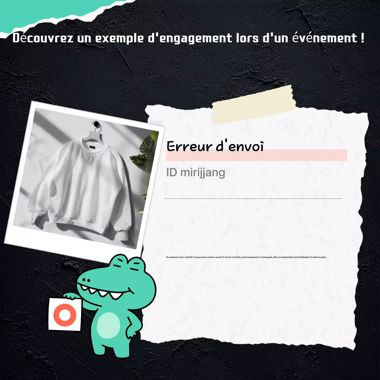 Annonce de l'événement "Gag" de la Monnaie