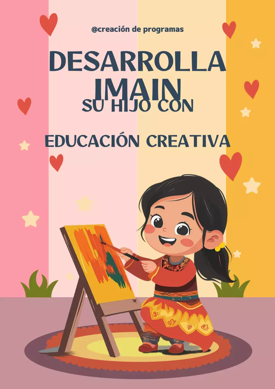 anuncio educativo creativo amarillo