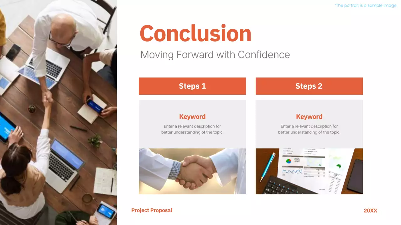 Presentasi Proyek Profesional Orange