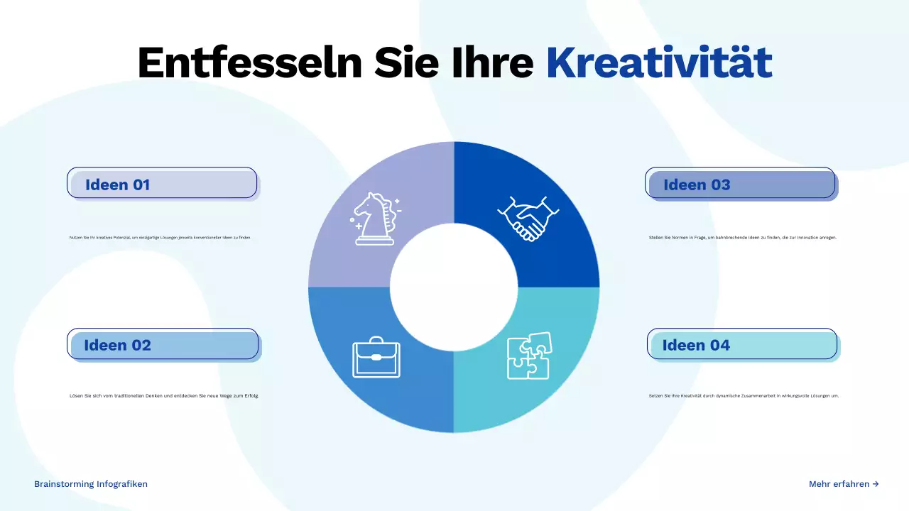 blue creative brainstorming guide