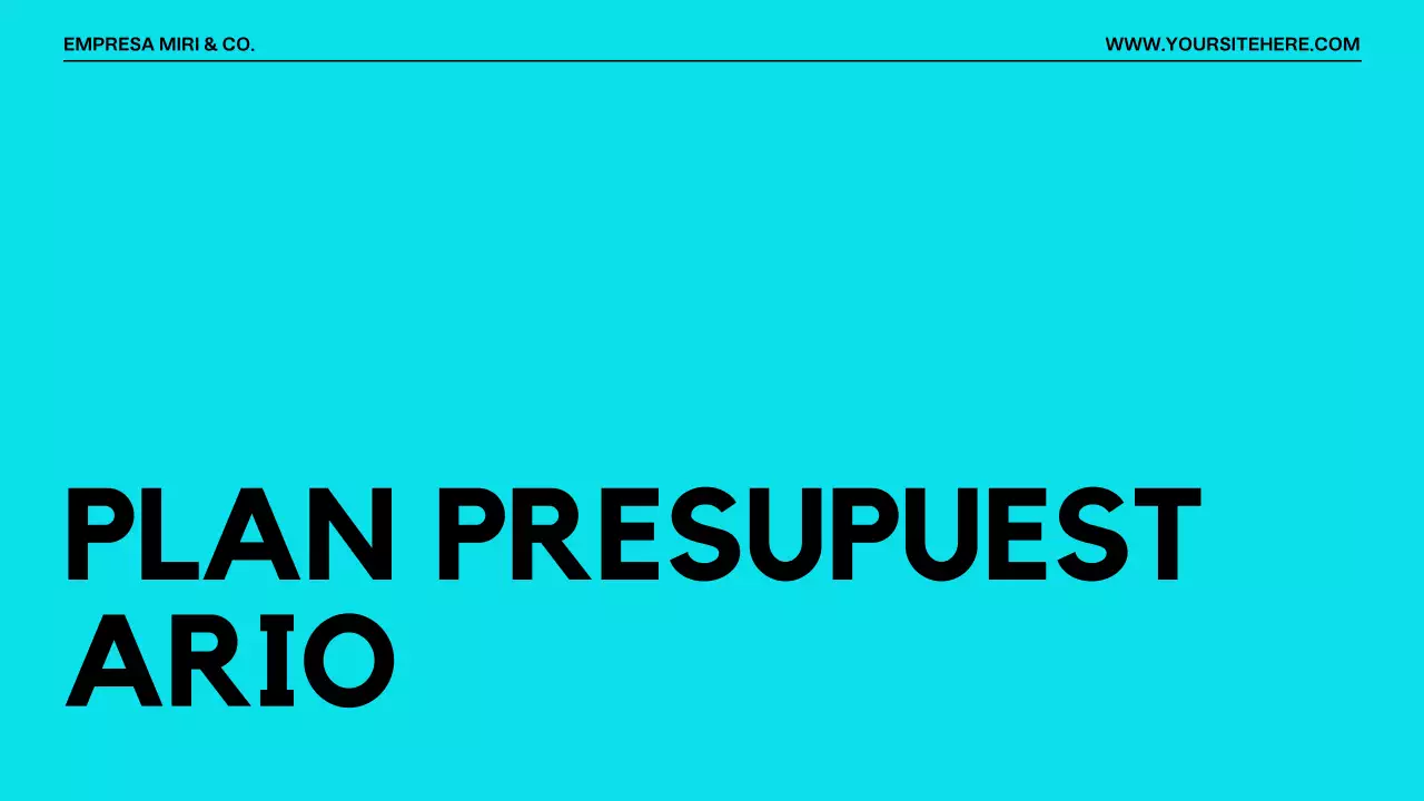 Presentación Moderna de Propuesta de Proyecto Naranja Negro