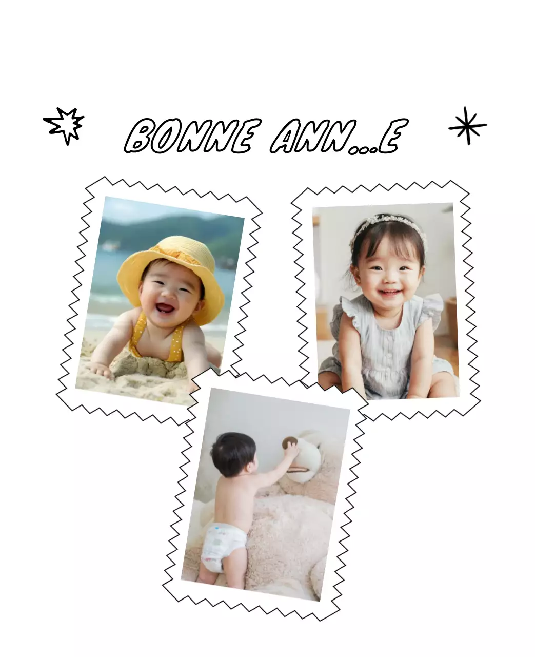 Adorable calendrier du Nouvel An