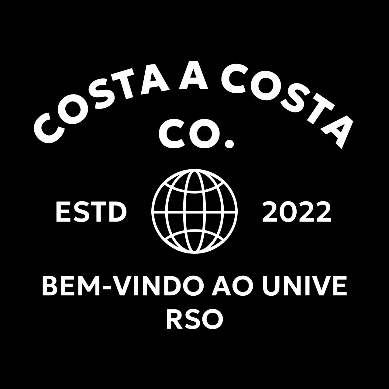 Promover um logótipo moderno a preto e branco