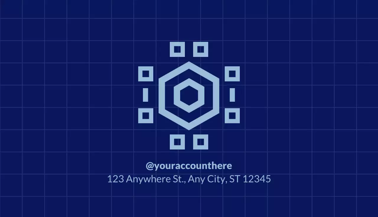 Blue Professional Business Card