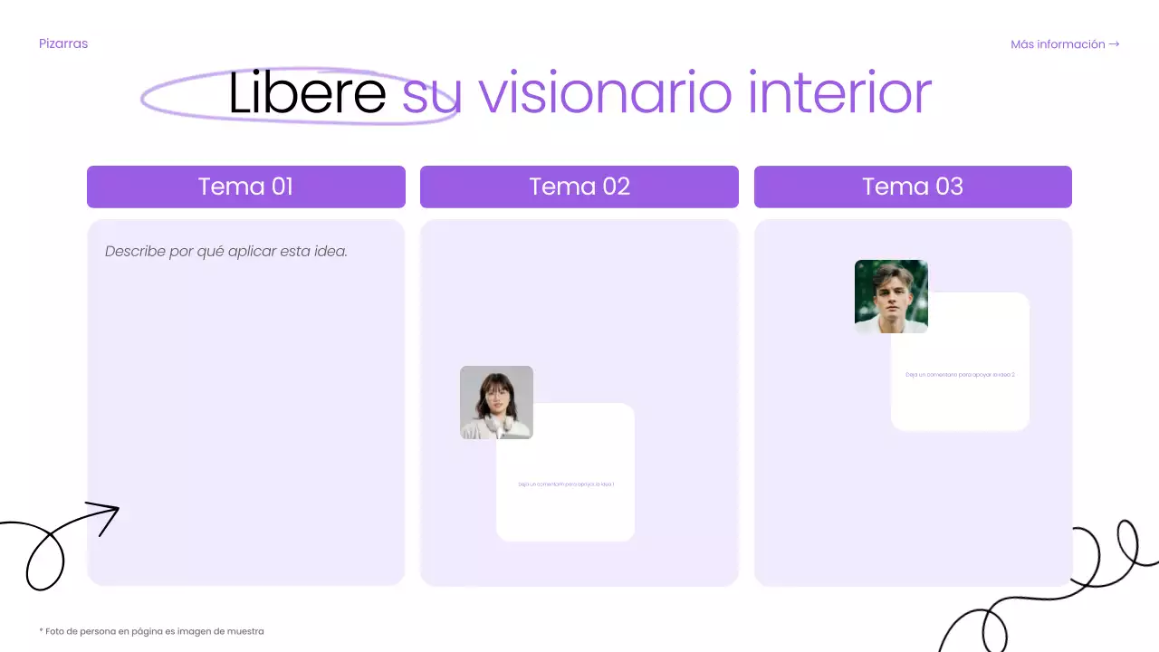 guía básica de brainstorming digital púrpura