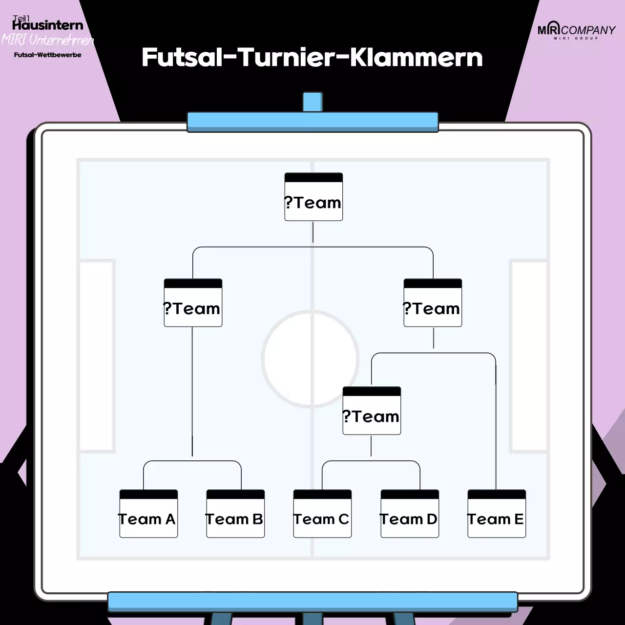 Mauve Retro-Fußball-Event