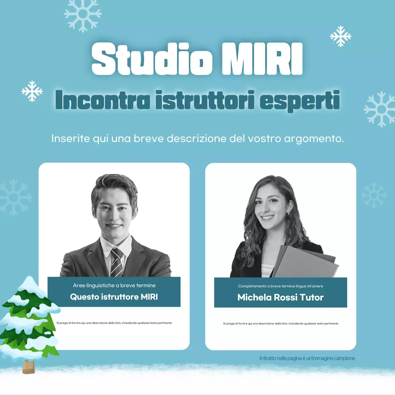 Assunzione di apprendisti in blu chiaro