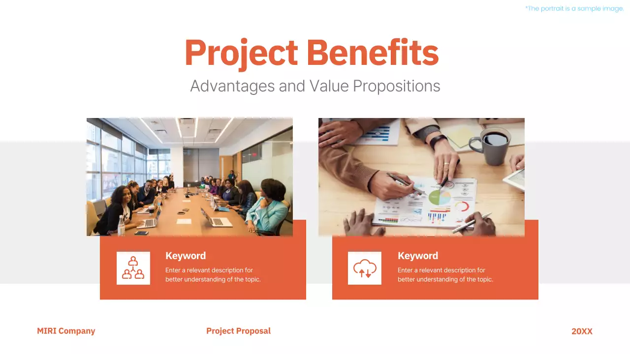 Presentasi Proyek Profesional Orange