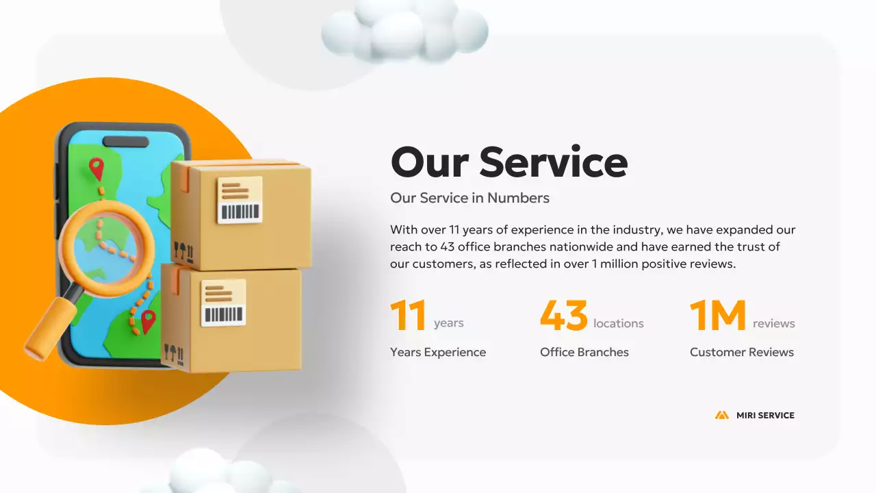 오렌지 모던 이사 프로모션 프리젠테이션