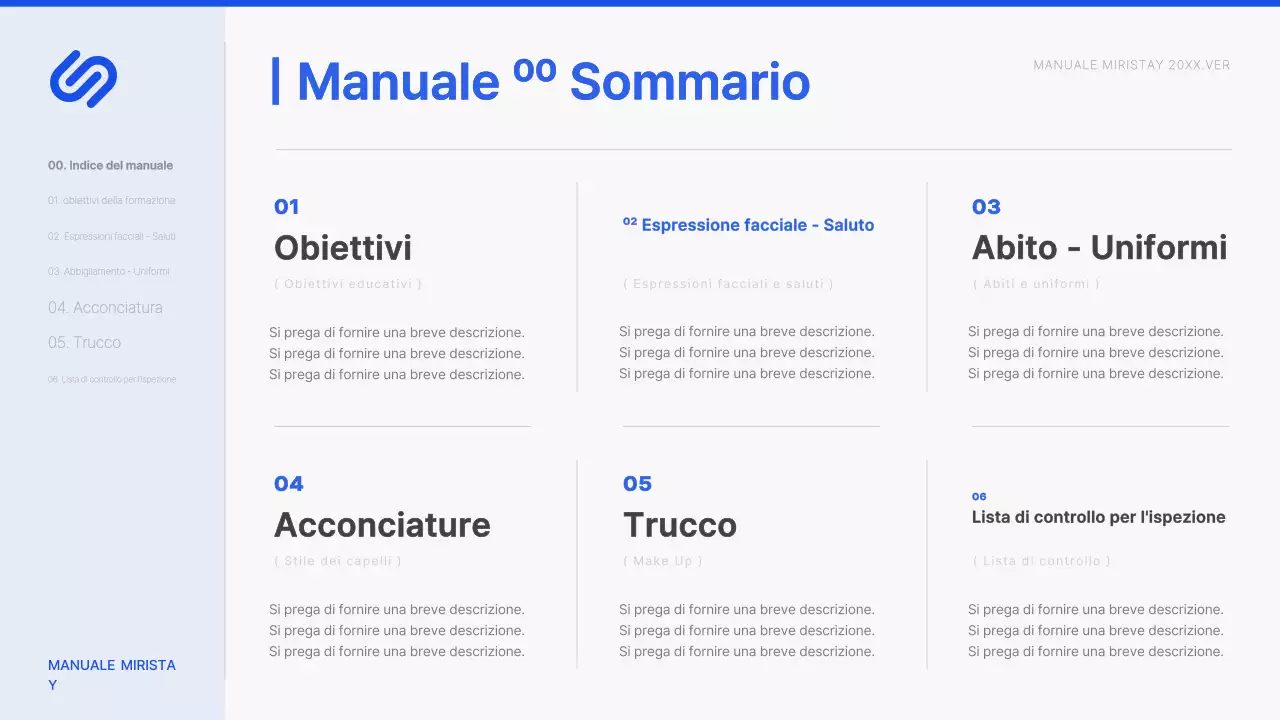 Documentazione di orientamento della politica Blue Clean