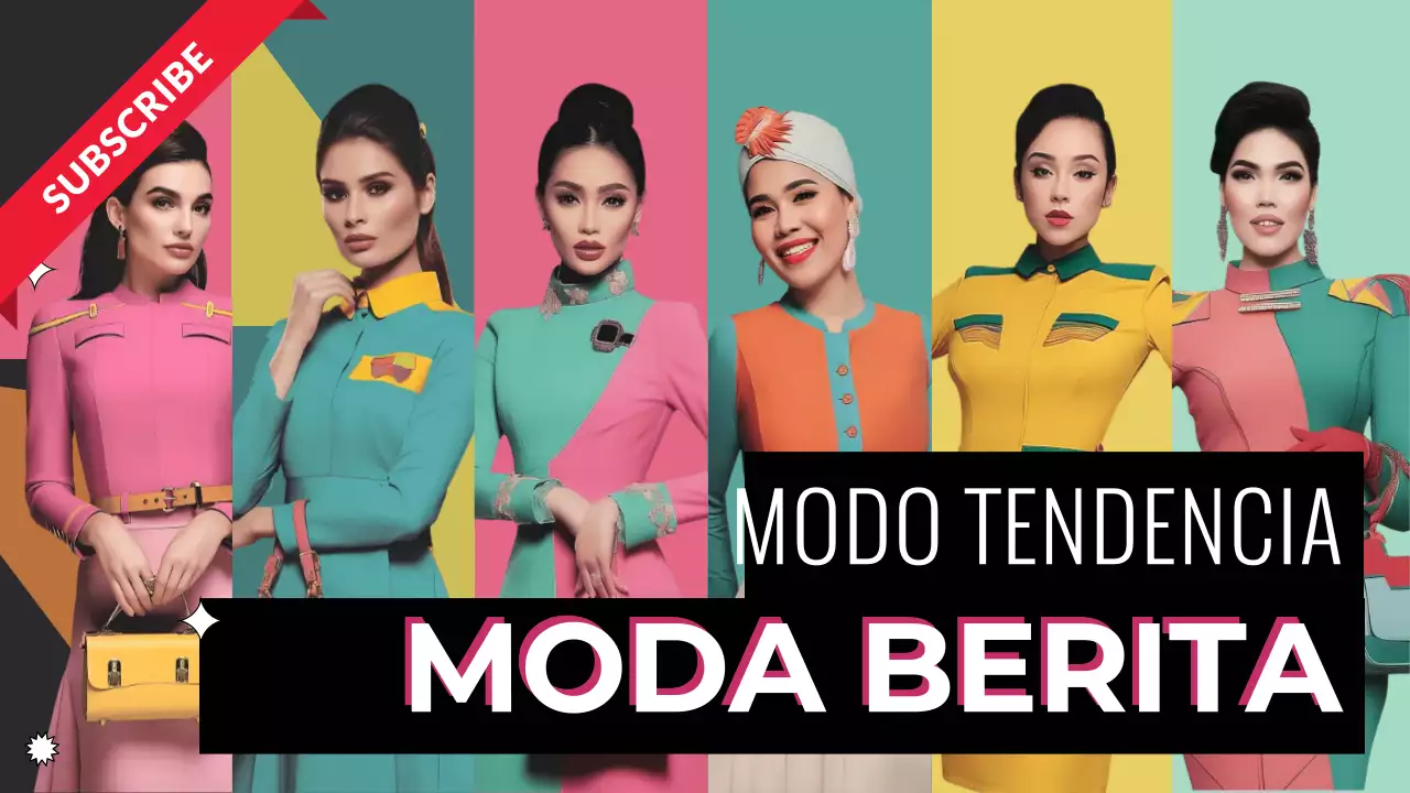 colorido anuncio de moda de moda