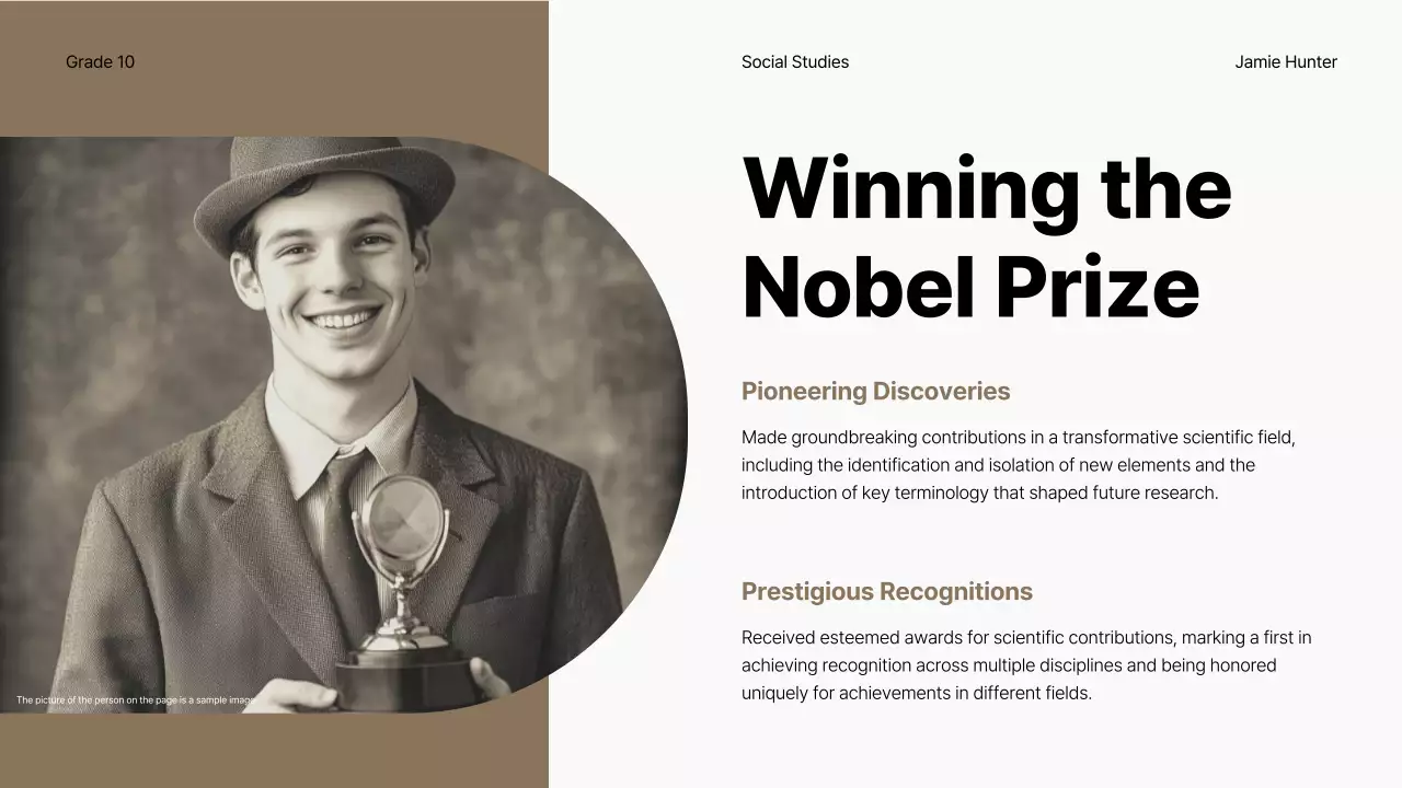 Beige Vintage History Course Presentation