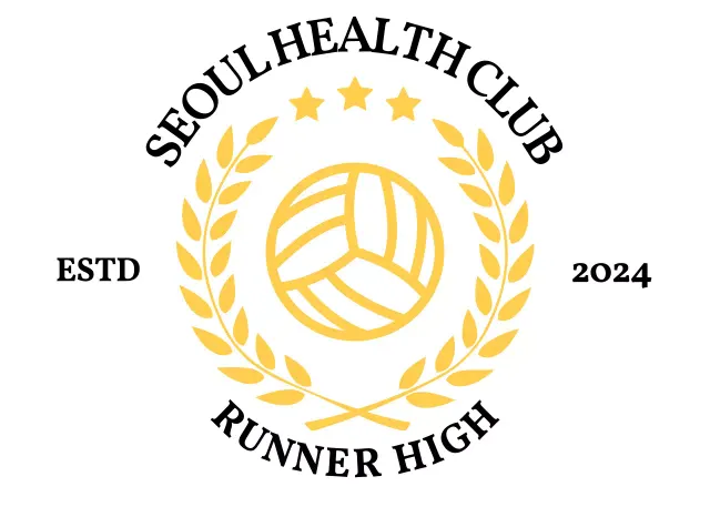 Logo klub atletik sederhana dengan kemenangan