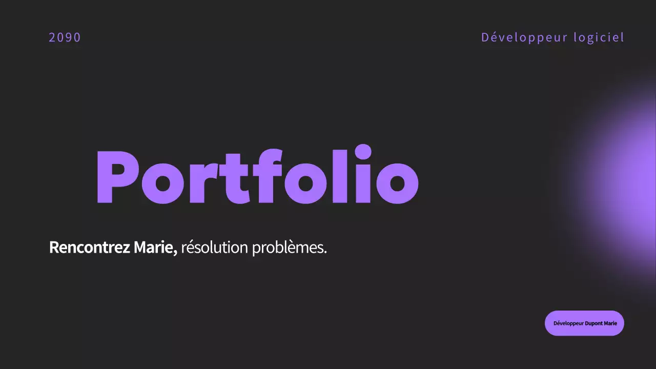 Présentation du portefeuille minimaliste Mauve