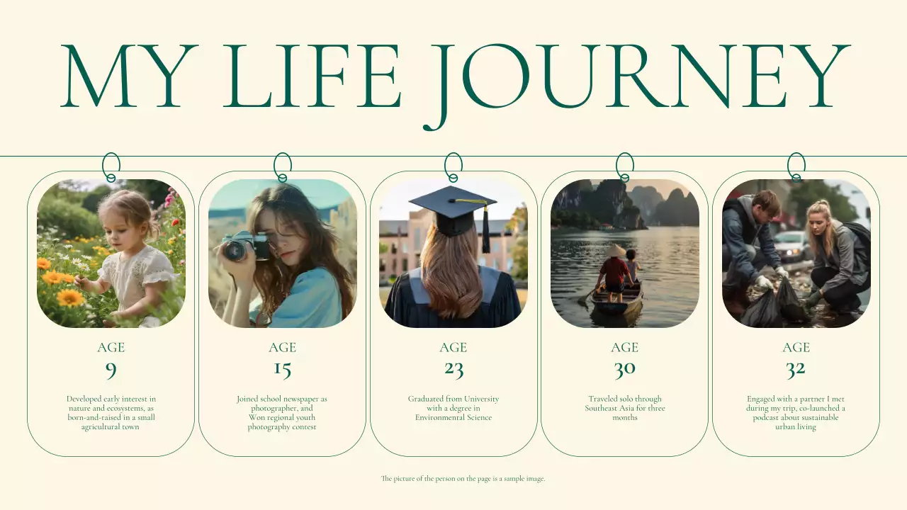 Beige Rustic Personal Storybook Presentation