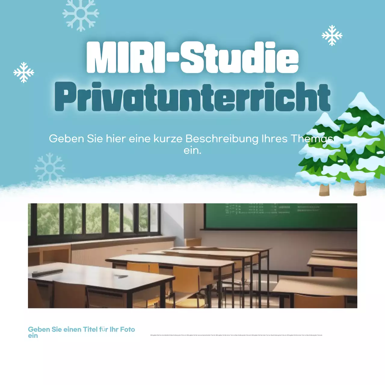 Hellblaue gemütliche Azubi-Einstellung