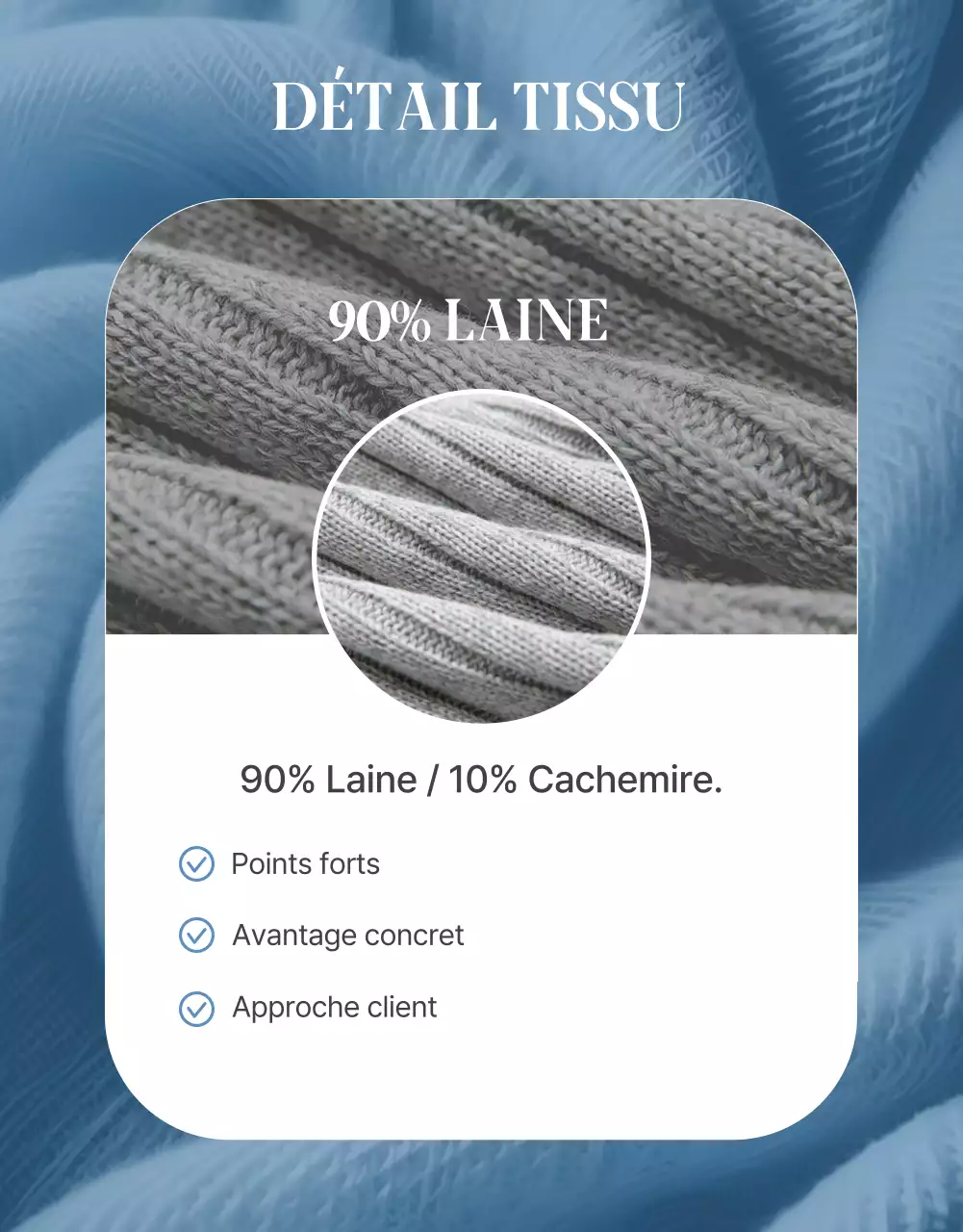 Événement de mode moderne bleu clair