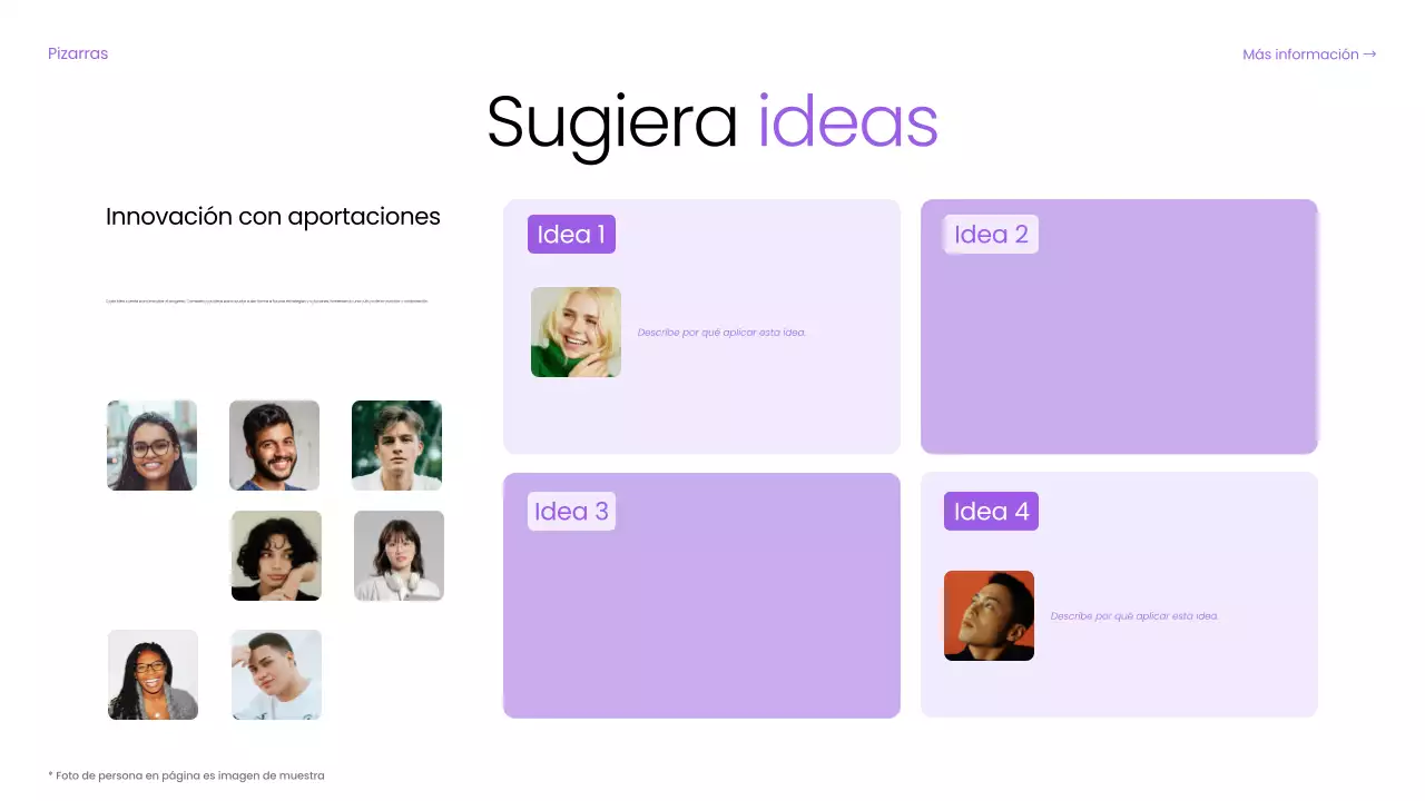 guía básica de brainstorming digital púrpura