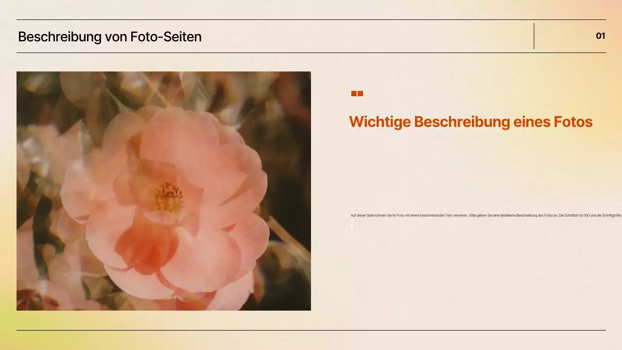 Orange Einfache Präsentation Dokumentation