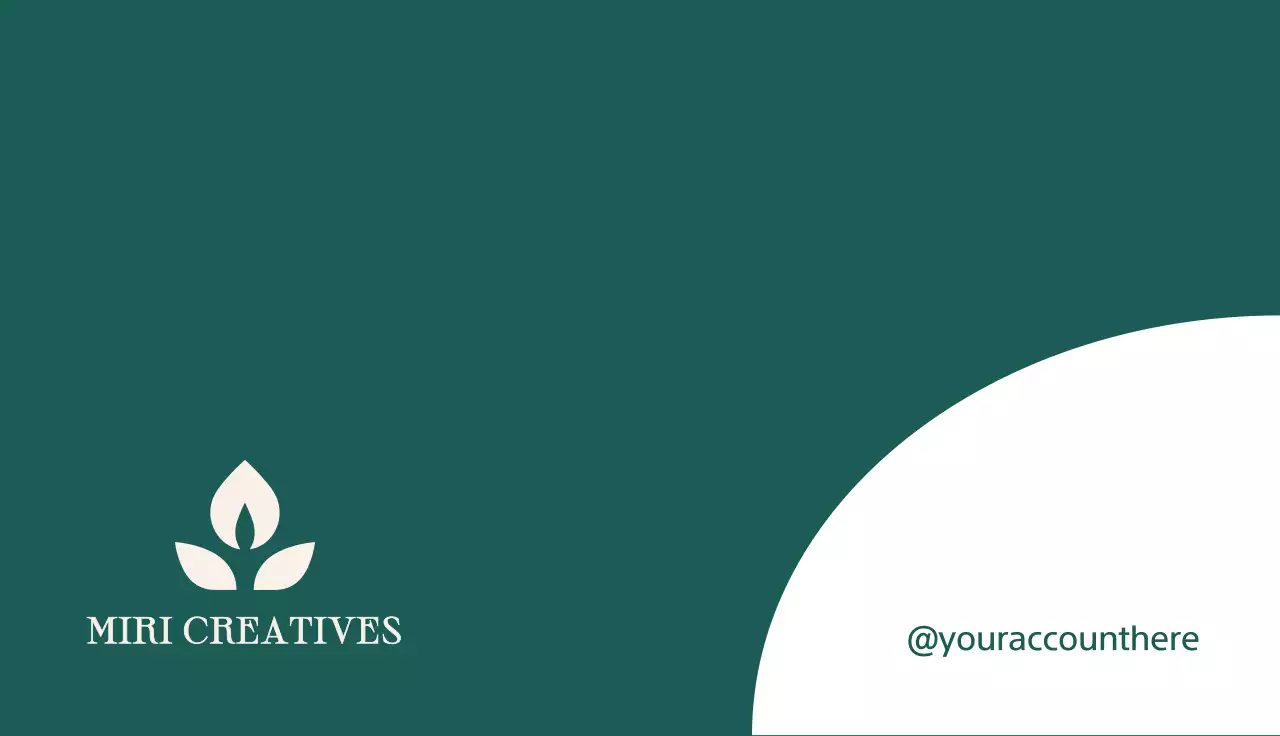 Green Simple Business Card