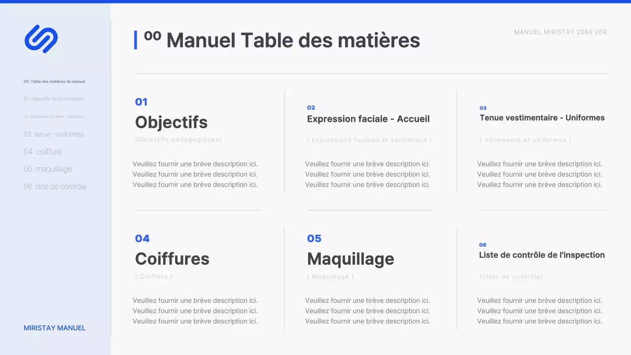 Documentation d'orientation sur la politique de propreté bleue