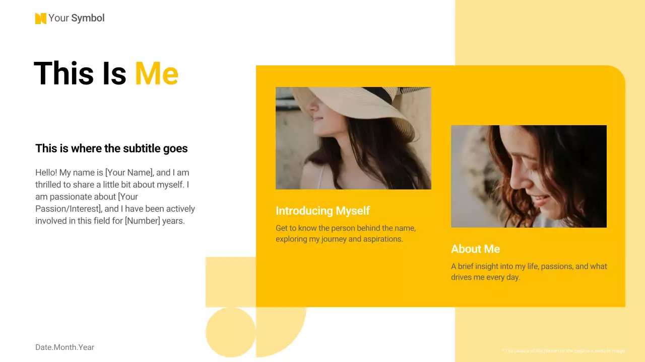 Yellow Modern Introduction Template Presentation