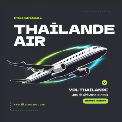 promotion du voyage moderne noir