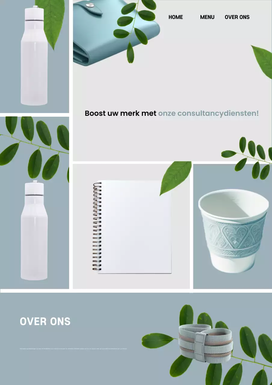 Mint Moderne Branding Promotie