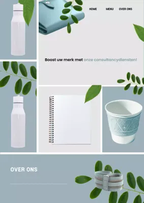 Mint Moderne Branding Promotie