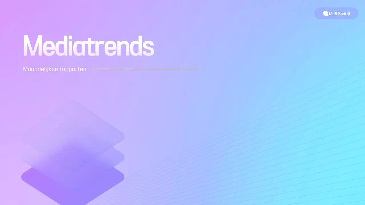 Mauve Modern Mediarapport