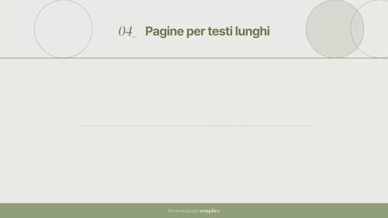 Documentazione di presentazione semplice Khaki