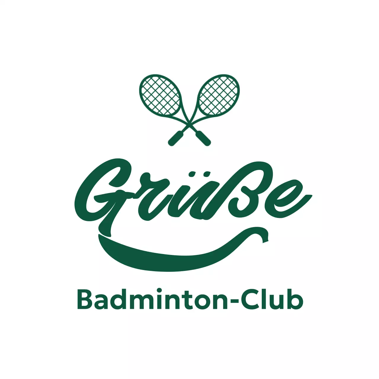 Abstraktes einfaches Sportlogo